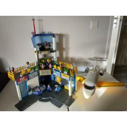 Vliegveld playmobil en graafmachine