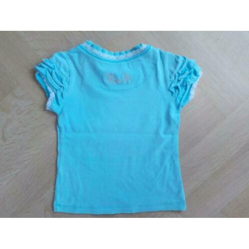 Mim Pi t-shirt korte mouw meisje licht blauw maat 92