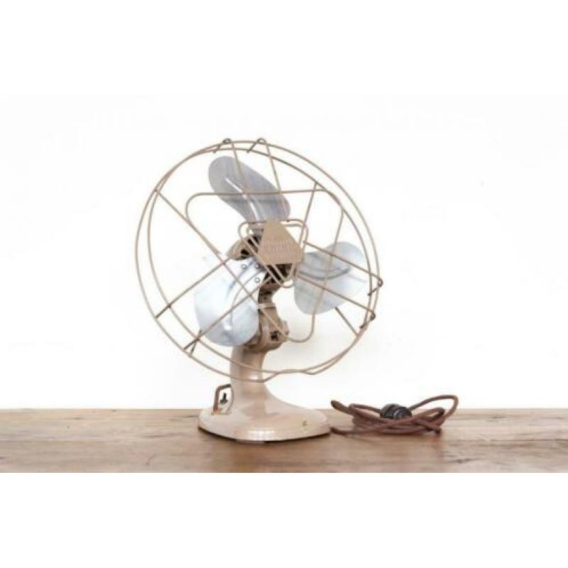 Antieke ventilator 1930 1940 vintage ventilator industrieel