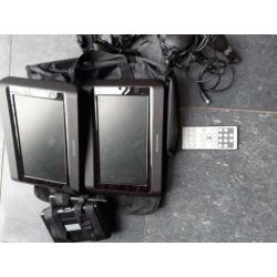 Nextbase portable dvd speler met 2 schermen.d