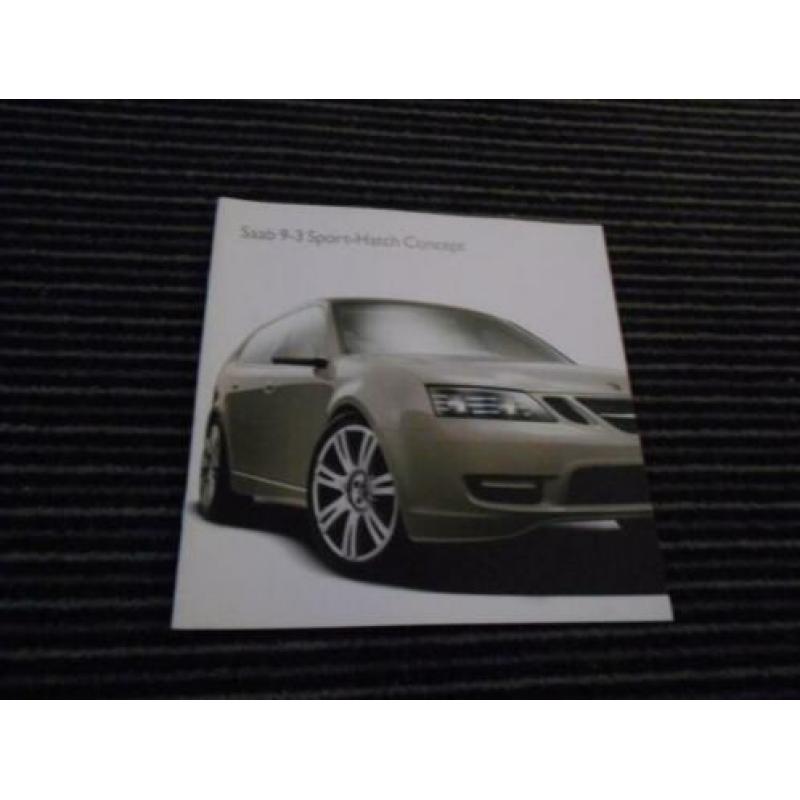 SAAB 9-3 Sport Hatch Concept Nederlandse Folder Brochure