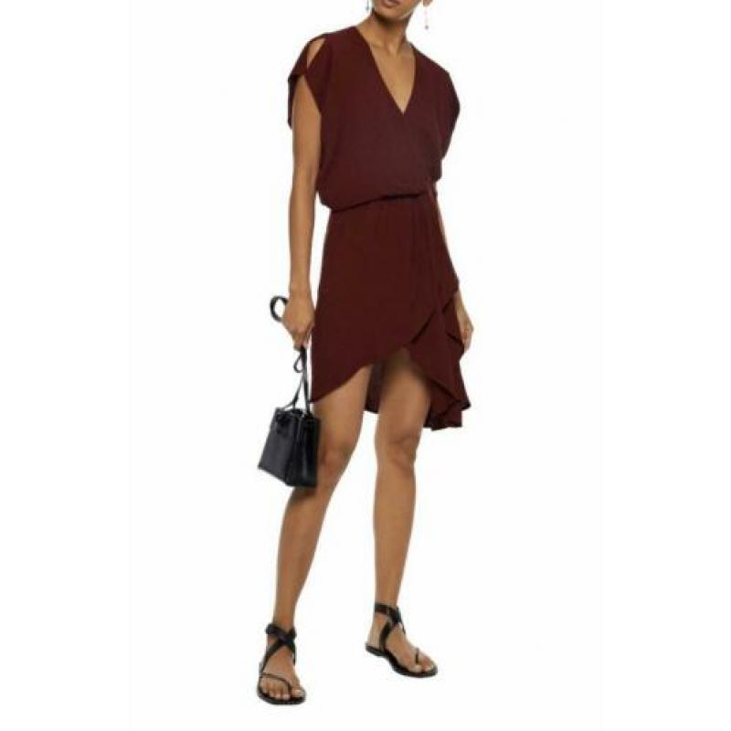 IRO burgundy bohemian jurk rood Italiaanse 42 (Isabel Marant