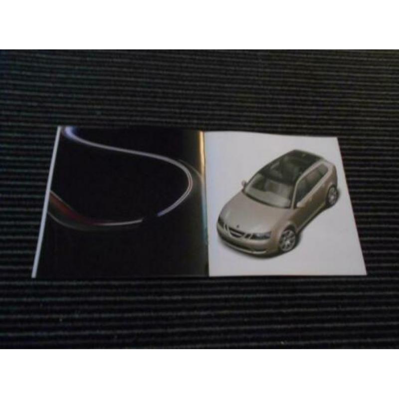 SAAB 9-3 Sport Hatch Concept Nederlandse Folder Brochure