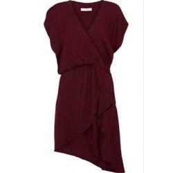 IRO burgundy bohemian jurk rood Italiaanse 42 (Isabel Marant