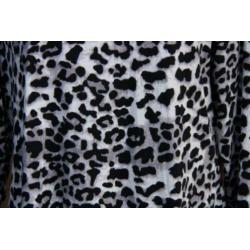 Jurk grijs panter/ leopard Dress In mt 46