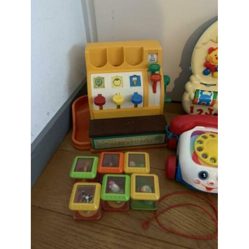 Fisher price activity center vintage telefoon vormenstoof