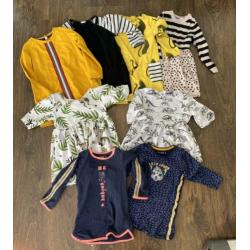 Super leuke set meisjes kleding maat 92