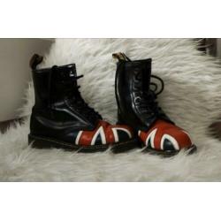 Vintage smooth leer Union Jack