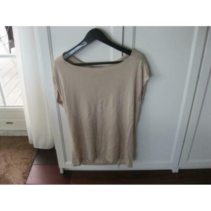 mooi beige top/truitje van Weekend MaxMara, mt XL