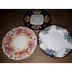 Leuke Royal Albert bordjes / side plates