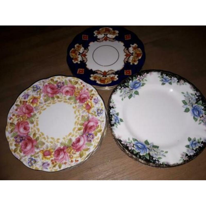 Leuke Royal Albert bordjes / side plates