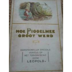 Twee zeer oude sprookjesboeken Piggelmee en Toovervischje