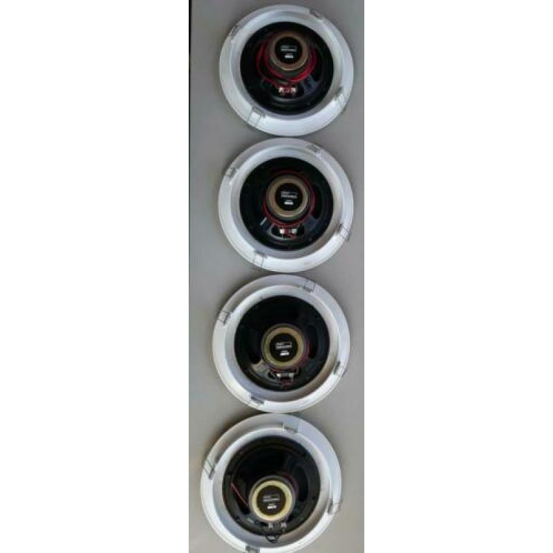 4 stuks Inbouwspeakers speakers E.S.L. professional