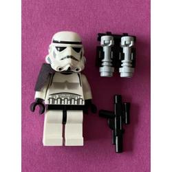 Lego StarWars Sand Trooper Stormtrooper zwarte Cape Nieuw