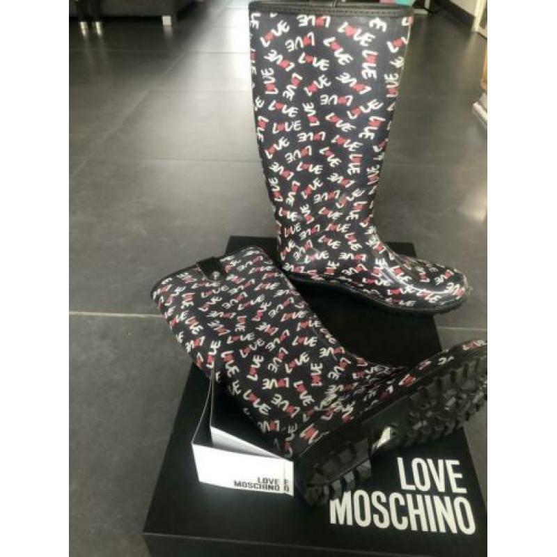 Moschino regen laarzen maat 38