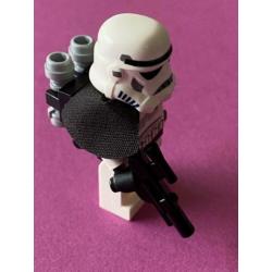 Lego StarWars Sand Trooper Stormtrooper zwarte Cape Nieuw