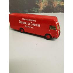 Te koop Saurer verhuiswagen 1/50 uitv. Le Coultre Geneve