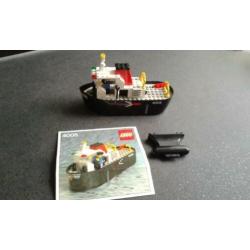 Vintage Lego bouwpakket nr. 4005 Sleepboot met drijver