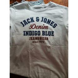 Te koop: 6 Jack&Jones t shirts mt 164