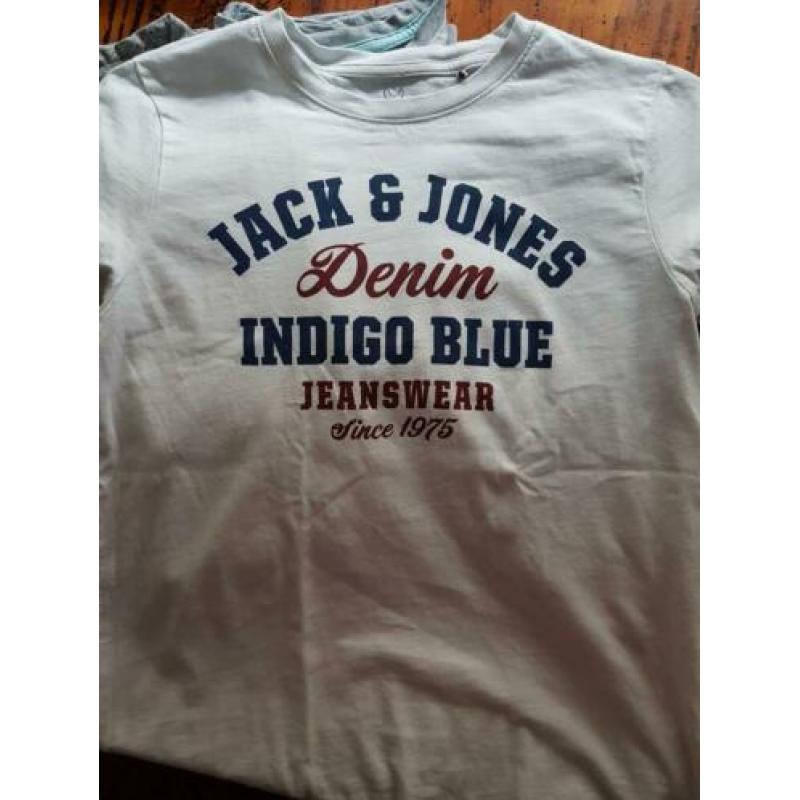 Te koop: 6 Jack&Jones t shirts mt 164