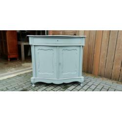 Antieke biedermeier commode / vintage kast