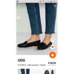 Prachtige NIEUWE originele UGG ballerina instapper maat 38