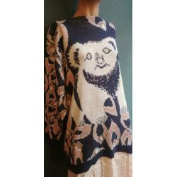 Vintage trui (80s/90s) met koala ( MT M/L)