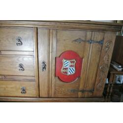 Vintage, eiken dressoir