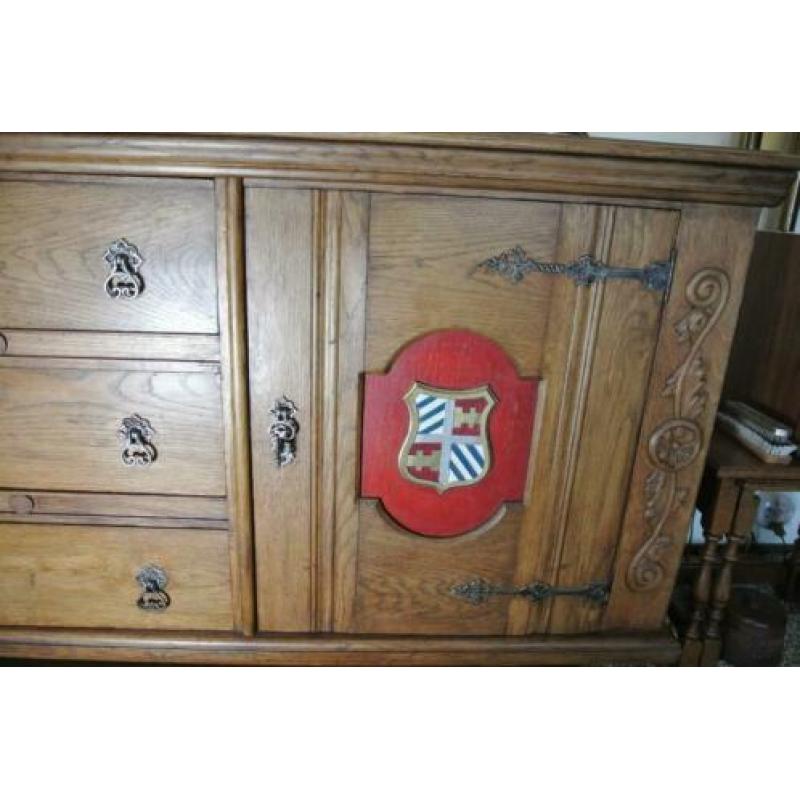 Vintage, eiken dressoir