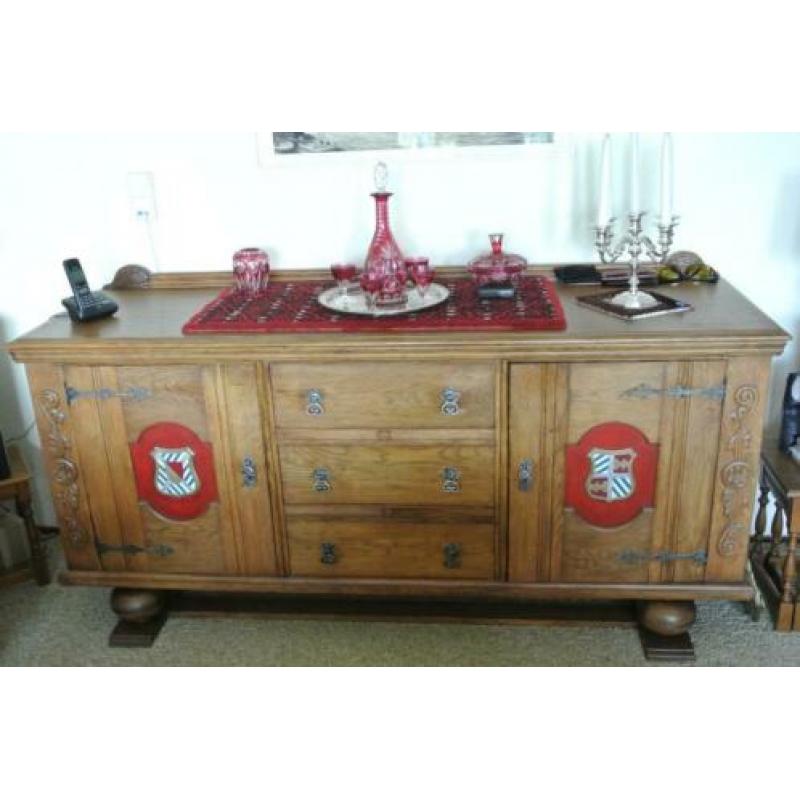 Vintage, eiken dressoir