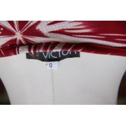 Jurk rood Victor mt S AANBIEDING