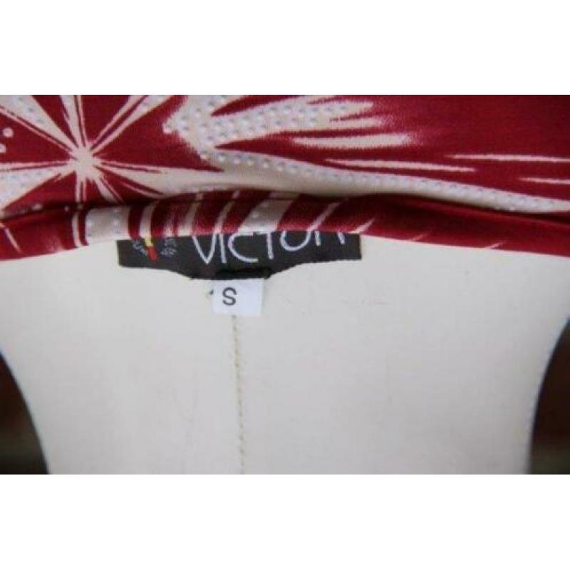 Jurk rood Victor mt S AANBIEDING