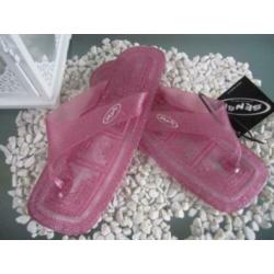 GRATIS VERZENDEN | SENSI hippe roze teenslippers 40 41