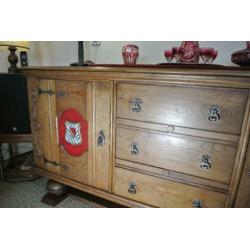 Vintage, eiken dressoir