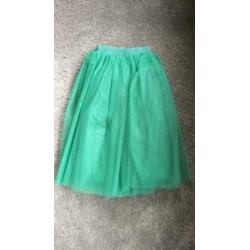 Petticoat groen one size Nieuw!