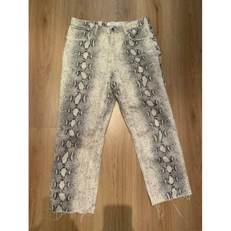 Zara maat 42 slangen print jeans