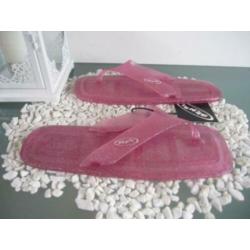 GRATIS VERZENDEN | SENSI hippe roze teenslippers 40 41