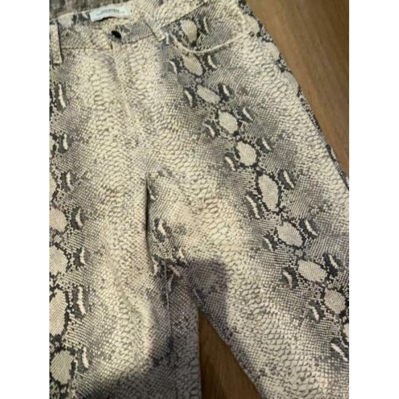 Zara maat 42 slangen print jeans