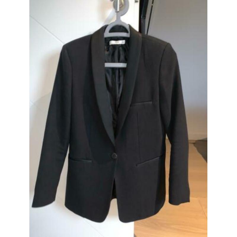 Jasje van Mango suit blazer kolbert zwart xs nieuw zara