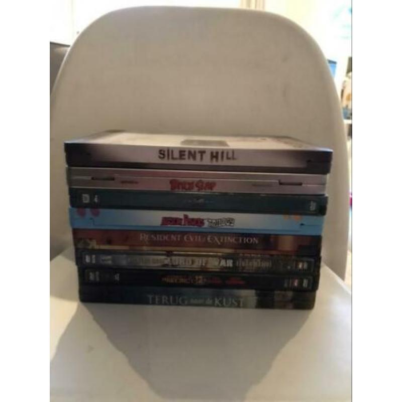 8 steelcase dvd’s (steelbook 8 stuks)