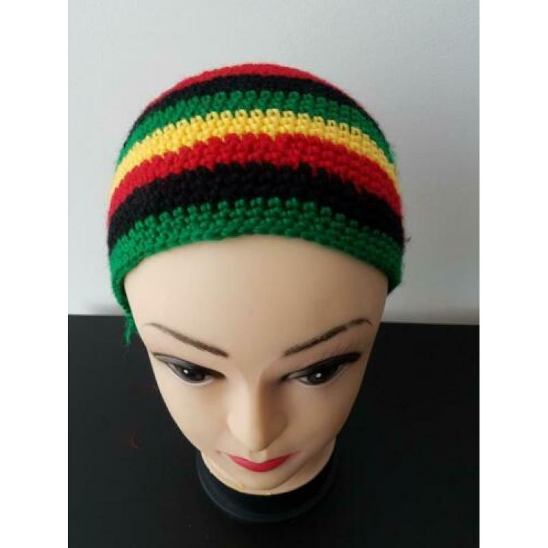 Rasta reggae gehaakte muts dames heren