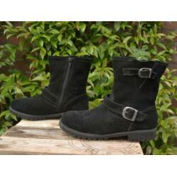 NIEUW!! Suede wintergevoerde enkellaarzen / boots, mt. 39