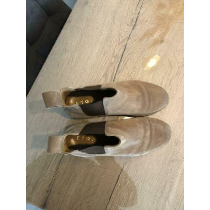 ETQ chelsea boots suede maat 42