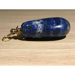 Lapis lazuli snuifflesje, parfumflesje, snuff bottle