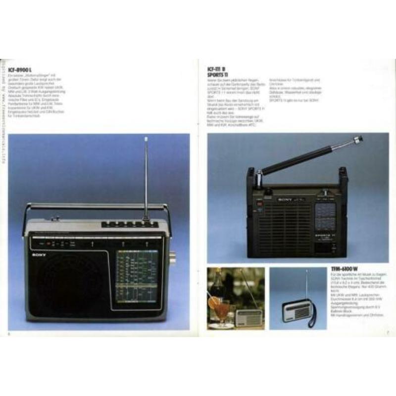 Sony, horen und sehen programm 1975 1976