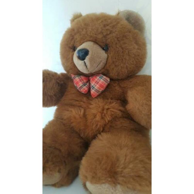 Vintage Oude Bruine Teddy Beer