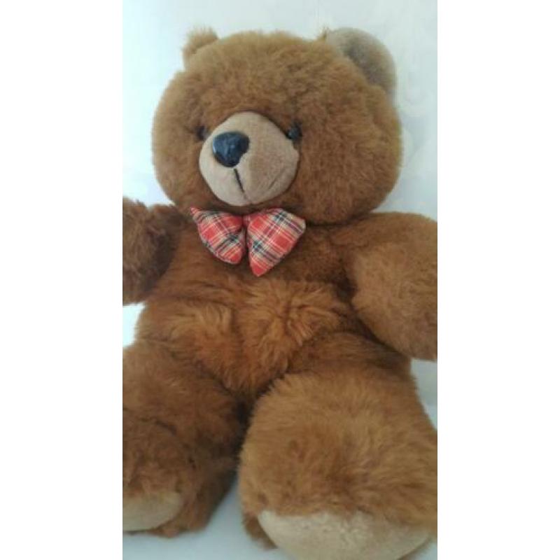 Vintage Oude Bruine Teddy Beer