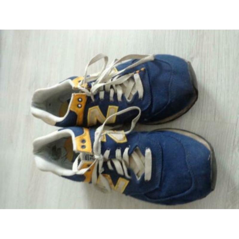 NB sportschoen blauw /geel mt 43