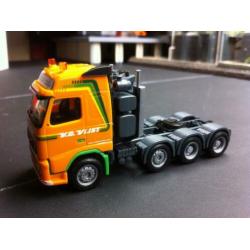 Herpa zwaar Transport v.d Vlist Volvo 4 asser Truck