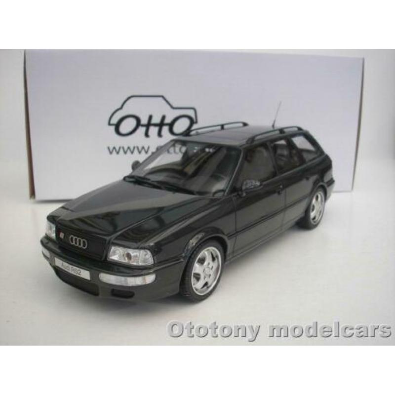 Audi RS2 Type 89 1994 Zwart 1/18 Otto Mobile